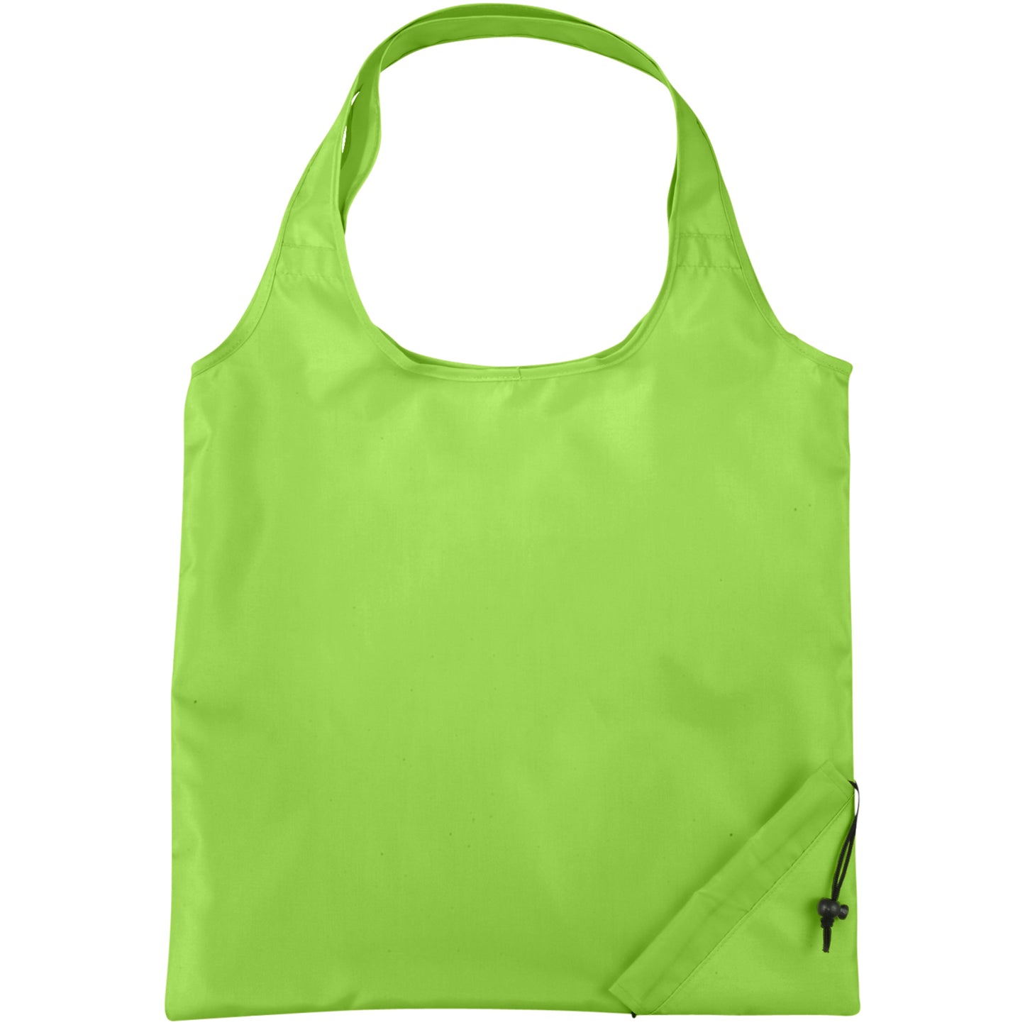 Lime - Front - Bullet Bungalow Foldable Polyester Tote