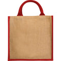 Natural-Red - Back - Bullet Chennai Jute Gift Tote