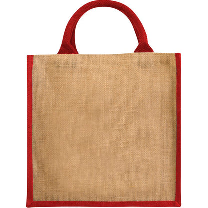 Natural-Solid Black - Pack Shot - Bullet Chennai Jute Gift Tote