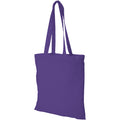 Lavender - Front - Bullet Madras Cotton Tote