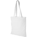 White - Front - Bullet Madras Cotton Tote
