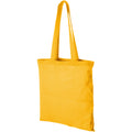 Yellow - Front - Bullet Madras Cotton Tote