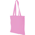 Pink - Front - Bullet Madras Cotton Tote