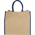 Natural-Solid Black - Pack Shot - Bullet The Large Jute Tote