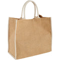 Natural-White - Front - Bullet The Large Jute Tote