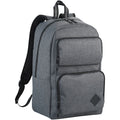 Heather Grey - Side - Avenue Graphite Deluxe 15.6in Laptop Backpack