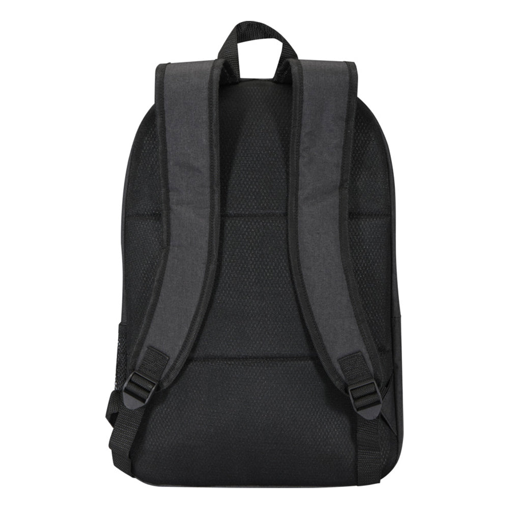 Heather Charcoal - Back - Avenue Graphite Deluxe 15.6in Laptop Backpack