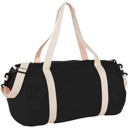 Solid Black - Back - Bullet The Cotton Barrel Duffel