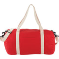 Red - Front - Bullet The Cotton Barrel Duffel