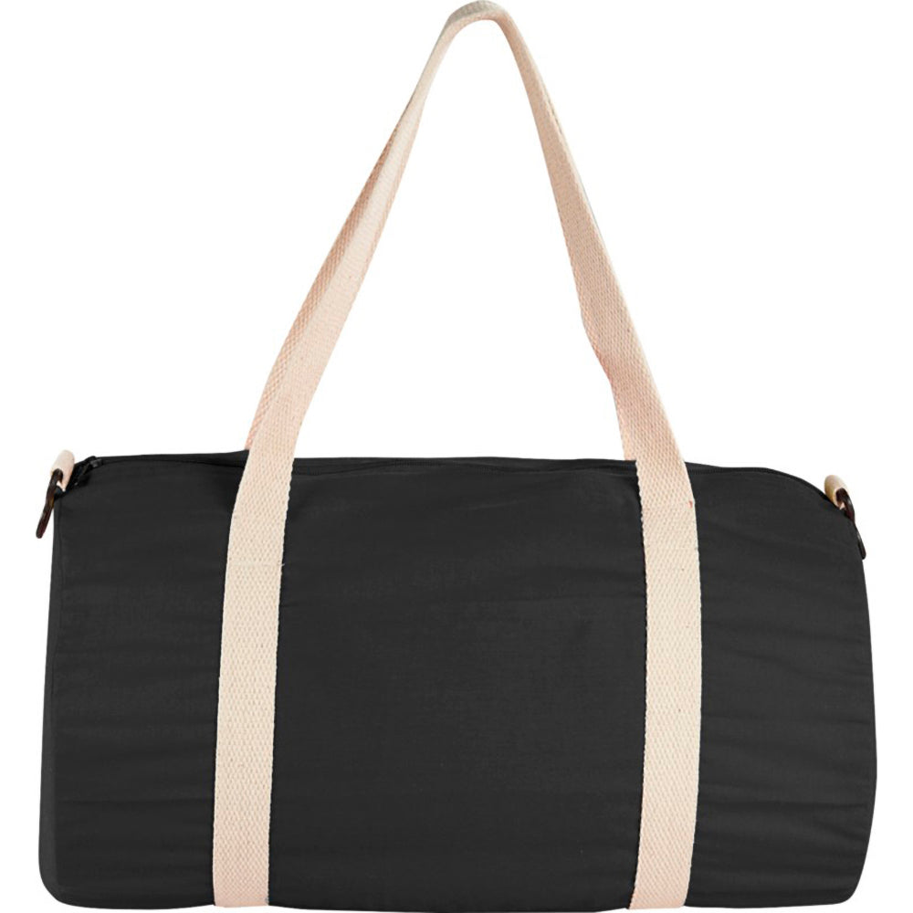 Solid Black - Front - Bullet The Cotton Barrel Duffel