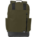 Olive - Front - Tranzip Computer Daily Backpack
