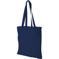 Navy - Front - Bullet Peru Cotton Tote