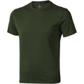 Army Green - Front - Elevate Mens Nanaimo Short Sleeve T-Shirt