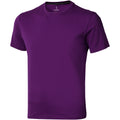 Plum - Front - Elevate Mens Nanaimo Short Sleeve T-Shirt