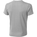 Grey Melange - Back - Elevate Mens Nanaimo Short Sleeve T-Shirt
