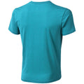 Aqua - Back - Elevate Mens Nanaimo Short Sleeve T-Shirt
