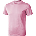 Light Pink - Front - Elevate Mens Nanaimo Short Sleeve T-Shirt