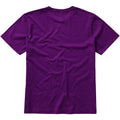 Plum - Back - Elevate Mens Nanaimo Short Sleeve T-Shirt