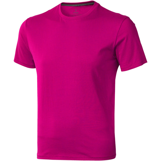 Pink - Front - Elevate Mens Nanaimo Short Sleeve T-Shirt