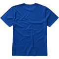 Blue - Back - Elevate Mens Nanaimo Short Sleeve T-Shirt