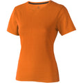 Orange - Front - Elevate Womens-Ladies Nanaimo Short Sleeve T-Shirt