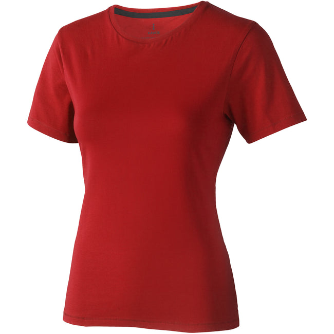 Red - Front - Elevate Womens-Ladies Nanaimo Short Sleeve T-Shirt