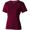 Burgundy - Front - Elevate Womens-Ladies Nanaimo Short Sleeve T-Shirt