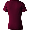 Burgundy - Back - Elevate Womens-Ladies Nanaimo Short Sleeve T-Shirt