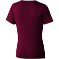Burgundy - Back - Elevate Womens-Ladies Nanaimo Short Sleeve T-Shirt