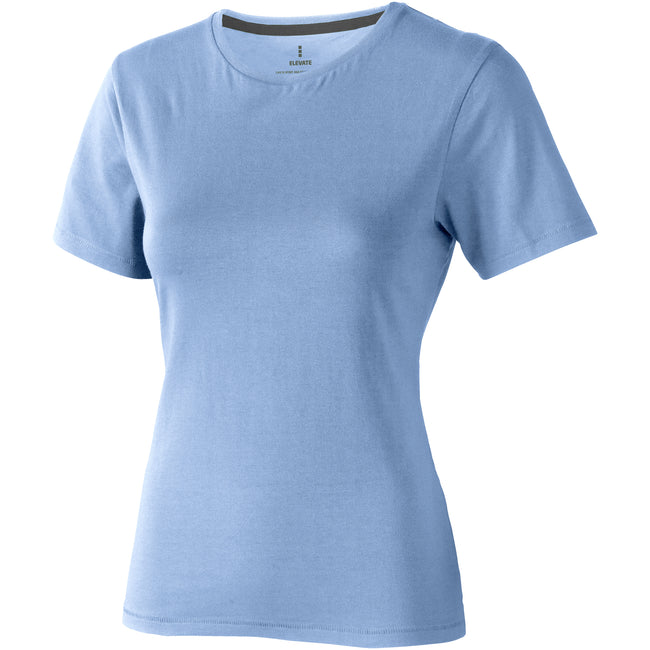 Light Blue - Front - Elevate Womens-Ladies Nanaimo Short Sleeve T-Shirt