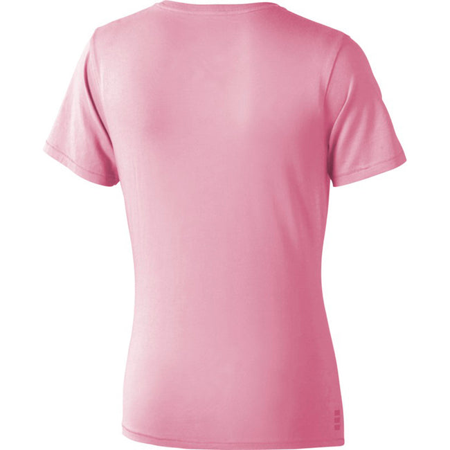 Light Pink - Back - Elevate Womens-Ladies Nanaimo Short Sleeve T-Shirt