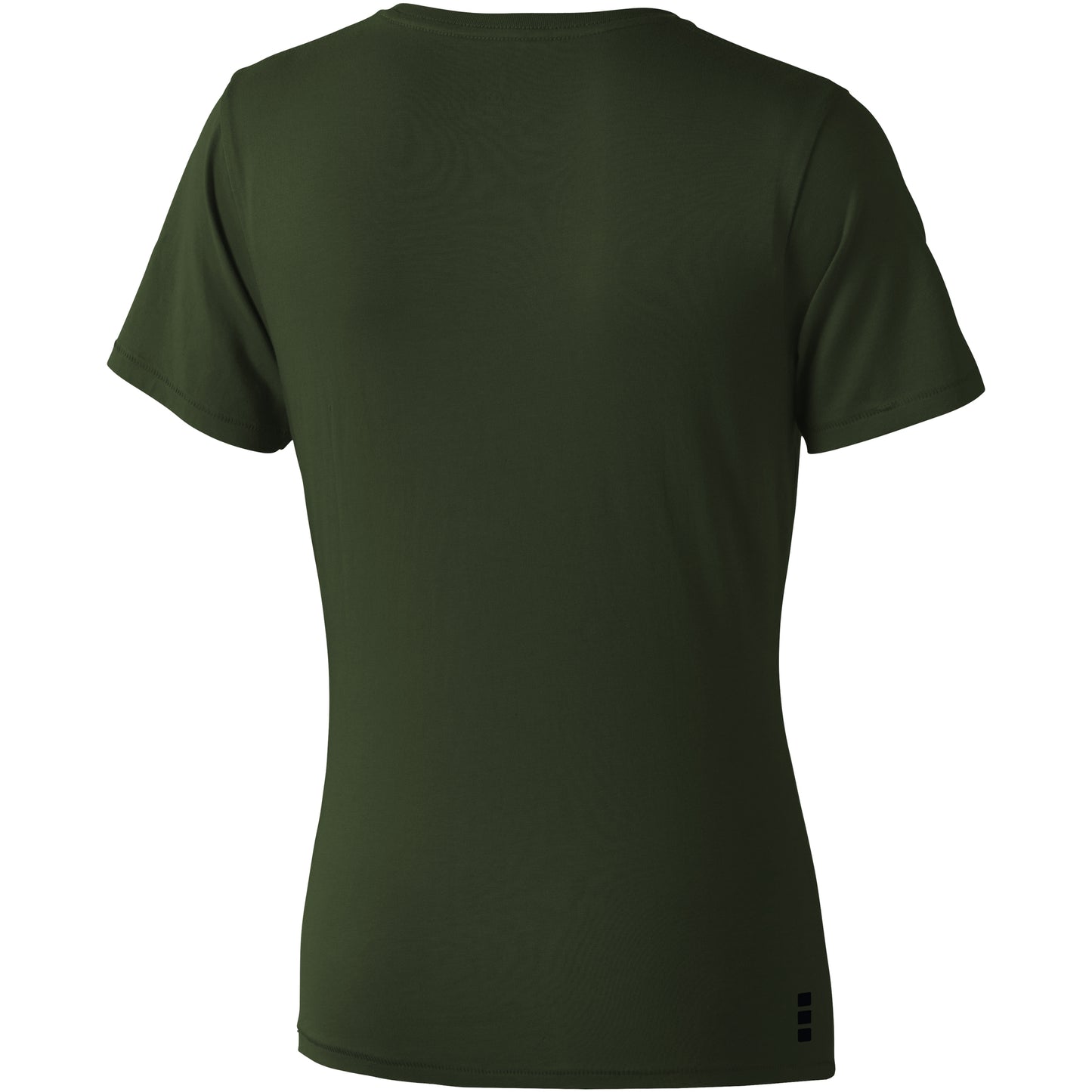 Army Green - Back - Elevate Womens-Ladies Nanaimo Short Sleeve T-Shirt