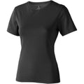 Anthracite - Front - Elevate Womens-Ladies Nanaimo Short Sleeve T-Shirt