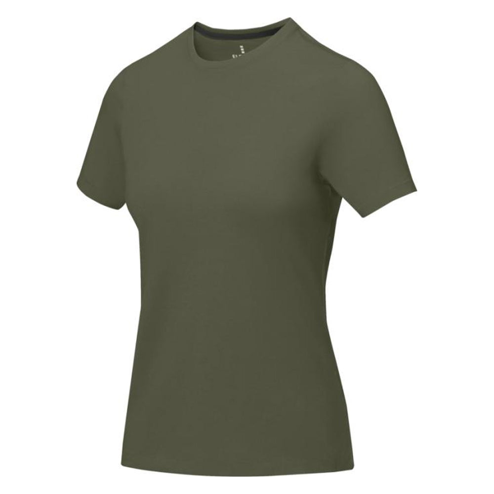 Light Forest Green - Front - Elevate Womens-Ladies Nanaimo Short Sleeve T-Shirt