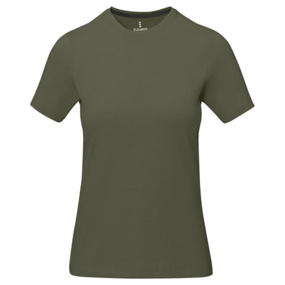 Light Forest Green - Side - Elevate Womens-Ladies Nanaimo Short Sleeve T-Shirt