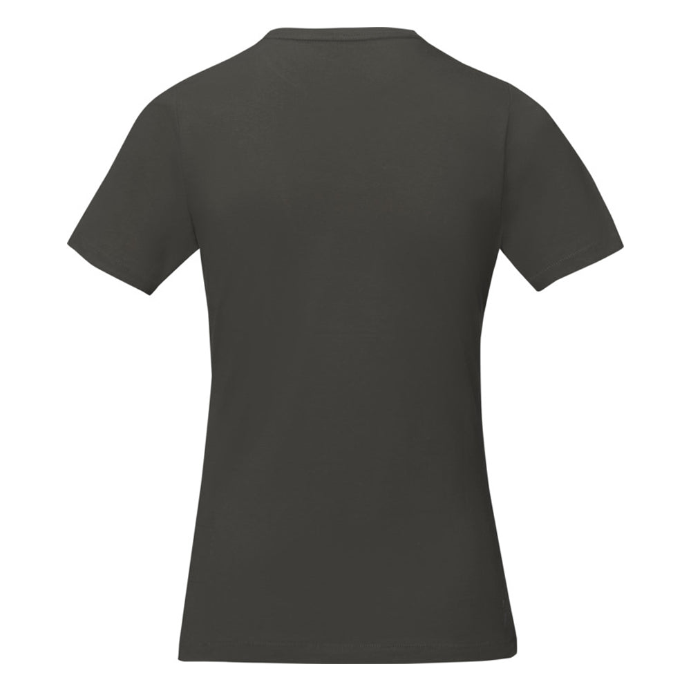 Anthracite - Back - Elevate Womens-Ladies Nanaimo Short Sleeve T-Shirt