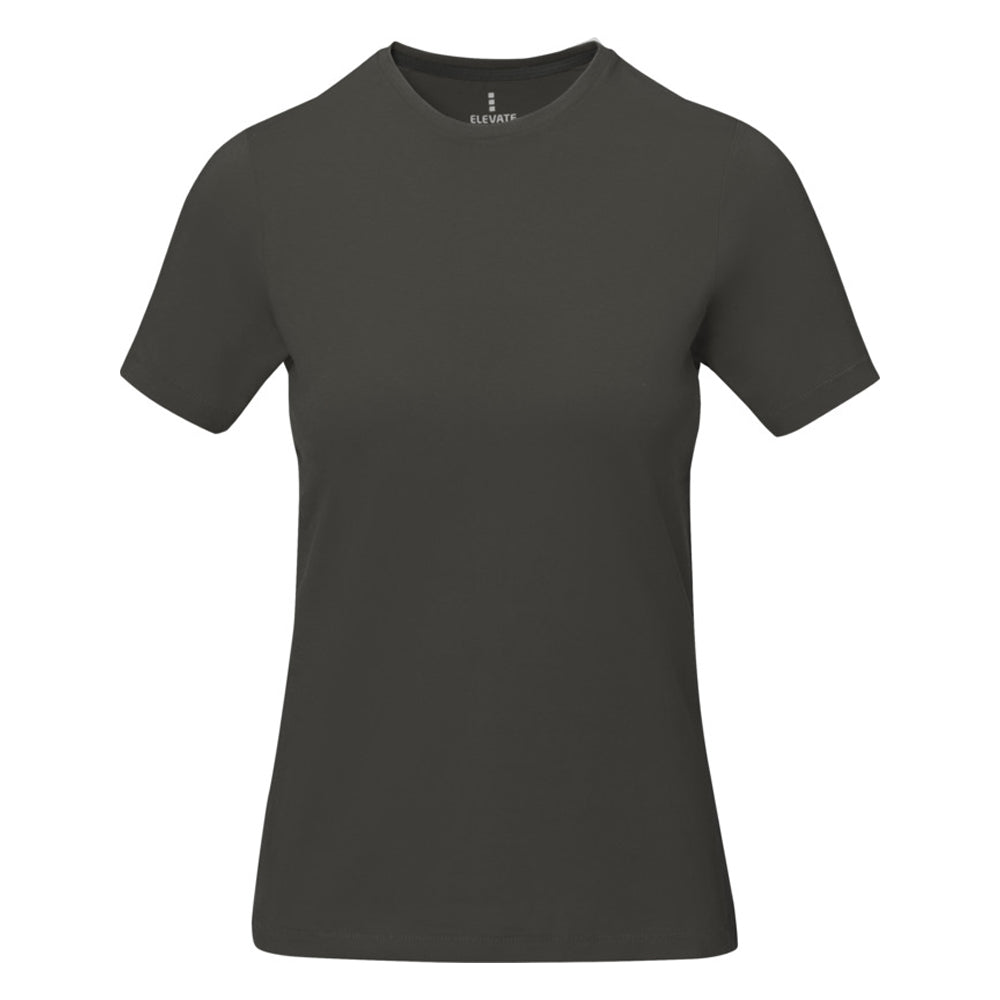 Anthracite - Side - Elevate Womens-Ladies Nanaimo Short Sleeve T-Shirt