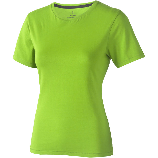 Apple Green - Front - Elevate Womens-Ladies Nanaimo Short Sleeve T-Shirt