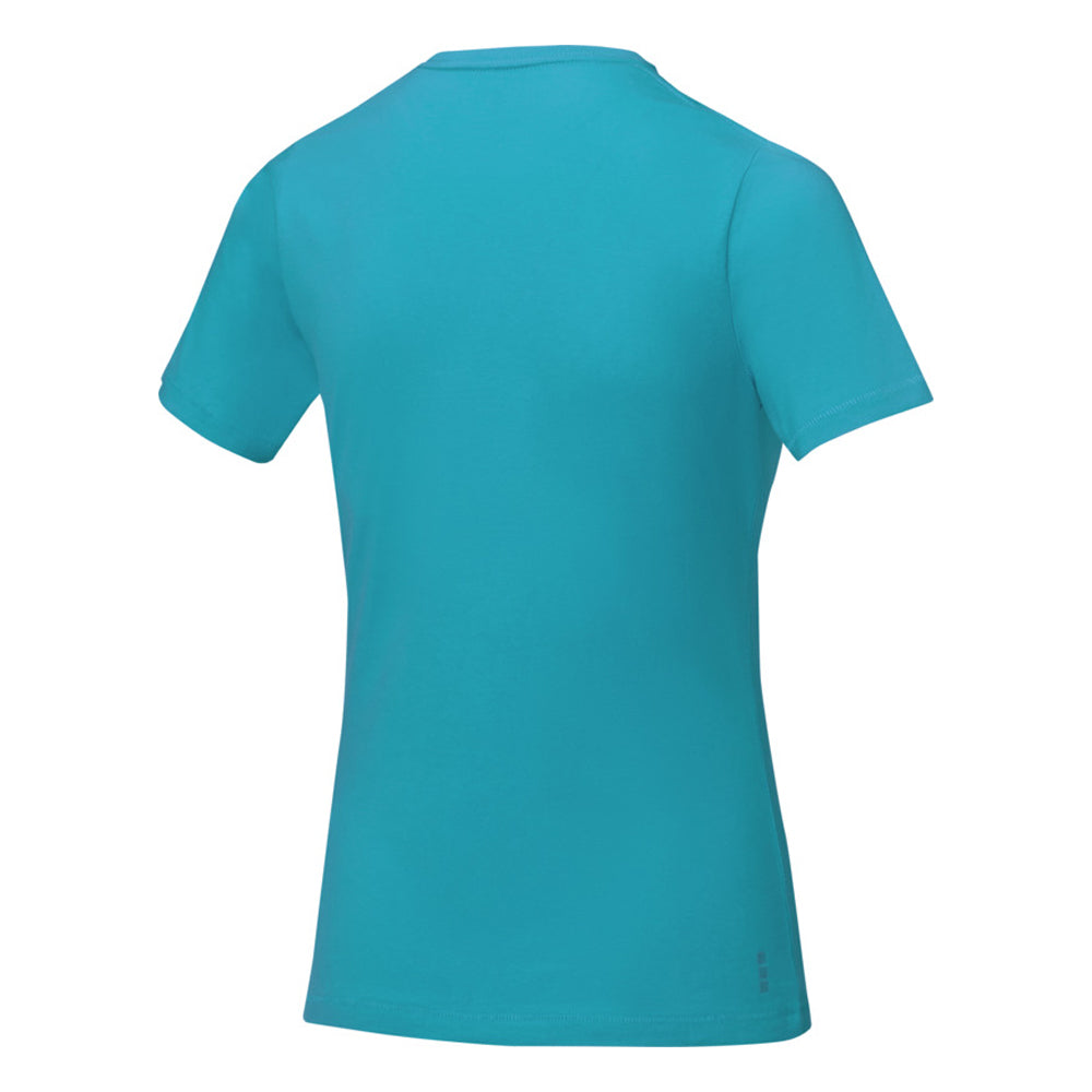 Aqua - Back - Elevate Womens-Ladies Nanaimo Short Sleeve T-Shirt