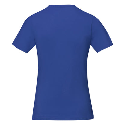 Blue - Back - Elevate Womens-Ladies Nanaimo Short Sleeve T-Shirt
