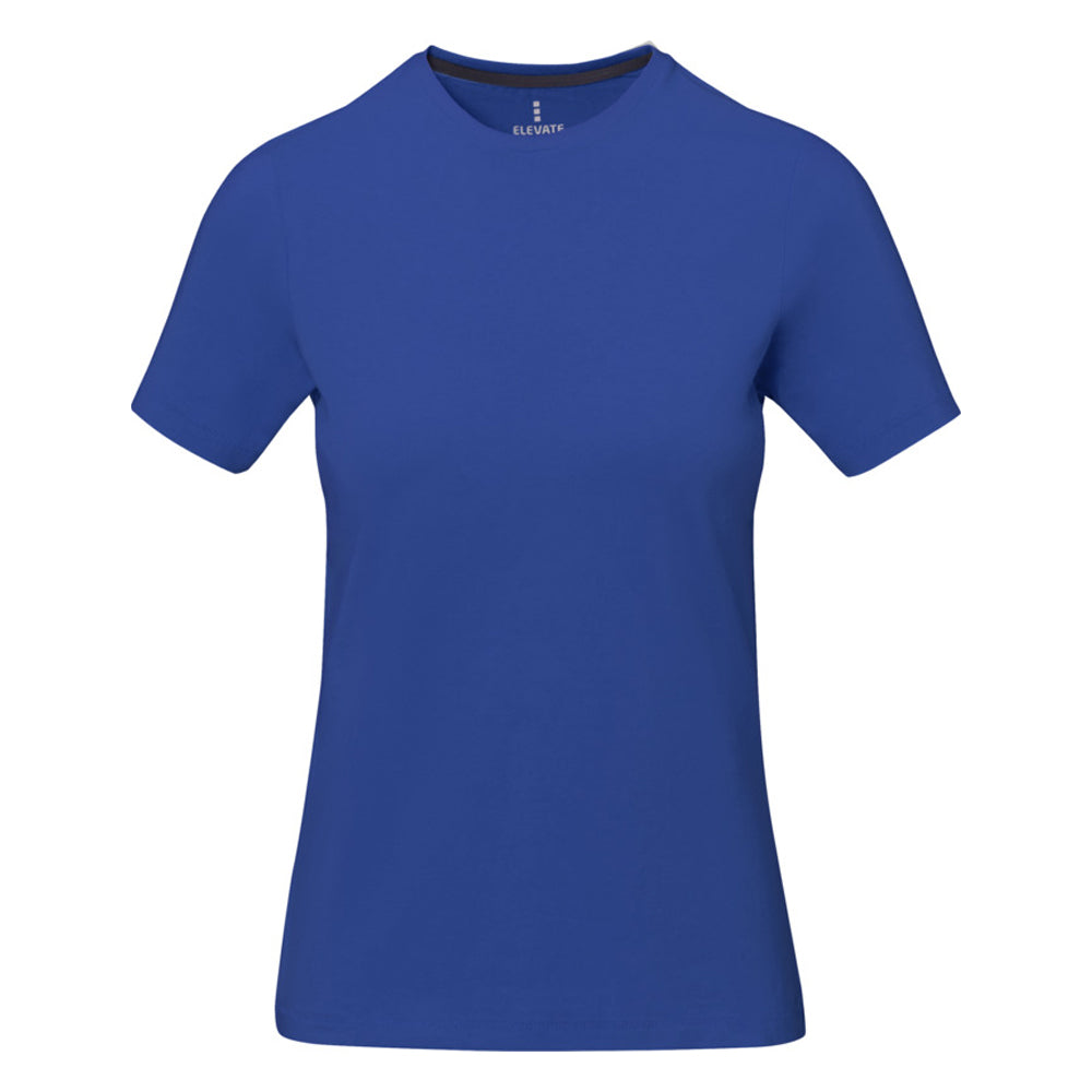 Blue - Side - Elevate Womens-Ladies Nanaimo Short Sleeve T-Shirt