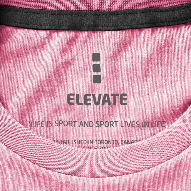 Light Pink - Pack Shot - Elevate Womens-Ladies Nanaimo Short Sleeve T-Shirt