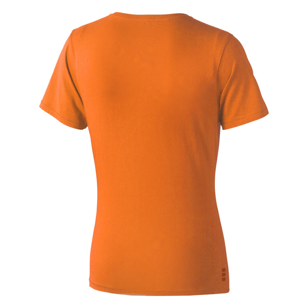 Orange - Back - Elevate Womens-Ladies Nanaimo Short Sleeve T-Shirt
