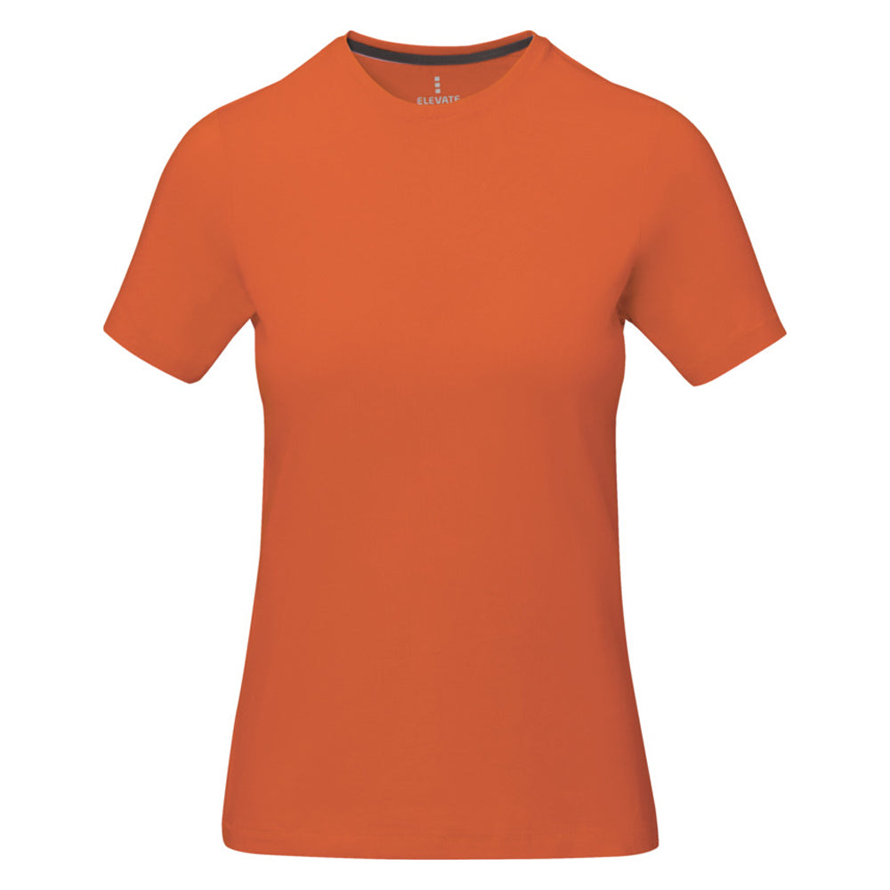 Orange - Side - Elevate Womens-Ladies Nanaimo Short Sleeve T-Shirt