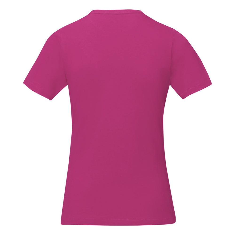 Pink - Back - Elevate Womens-Ladies Nanaimo Short Sleeve T-Shirt