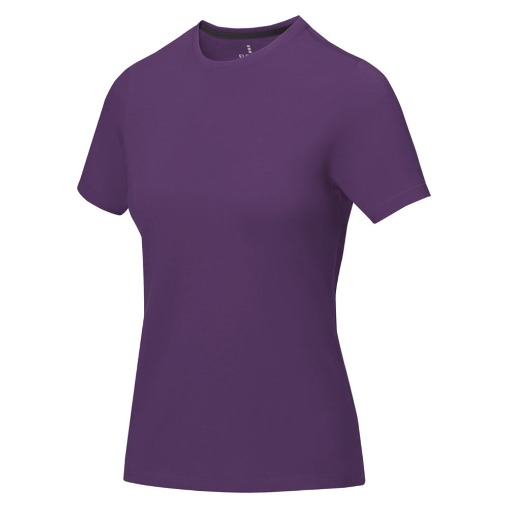 Plum - Front - Elevate Womens-Ladies Nanaimo Short Sleeve T-Shirt