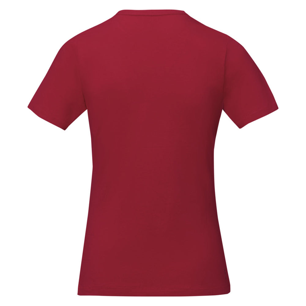 Red - Back - Elevate Womens-Ladies Nanaimo Short Sleeve T-Shirt