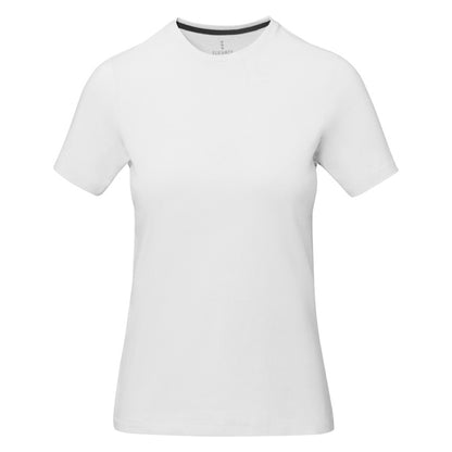 White - Side - Elevate Womens-Ladies Nanaimo Short Sleeve T-Shirt