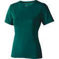 Forest Green - Front - Elevate Womens-Ladies Nanaimo Short Sleeve T-Shirt