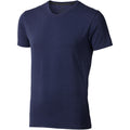 Navy - Front - Elevate Mens Kawartha Short Sleeve T-Shirt